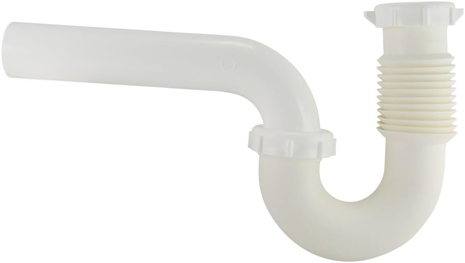 Plumb Pak P-Trap Flex and Fix OT, 1-1/4 x 1-1/2", White