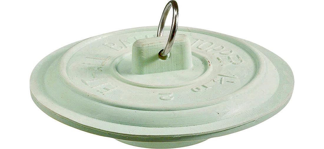 Plumb Pak PP820-4 Tub Stopper White Rub 1-1/2-2