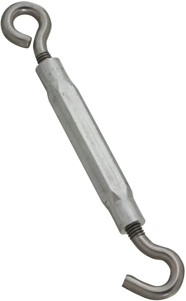 National Hardware N221-960 2173BC Hook and Eye Turnbuckle in Stainless Steel 5/16" x 9"