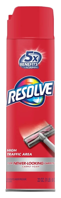 Resolve 5x Benefits - Stain Remover Carpet Foam - 22oz