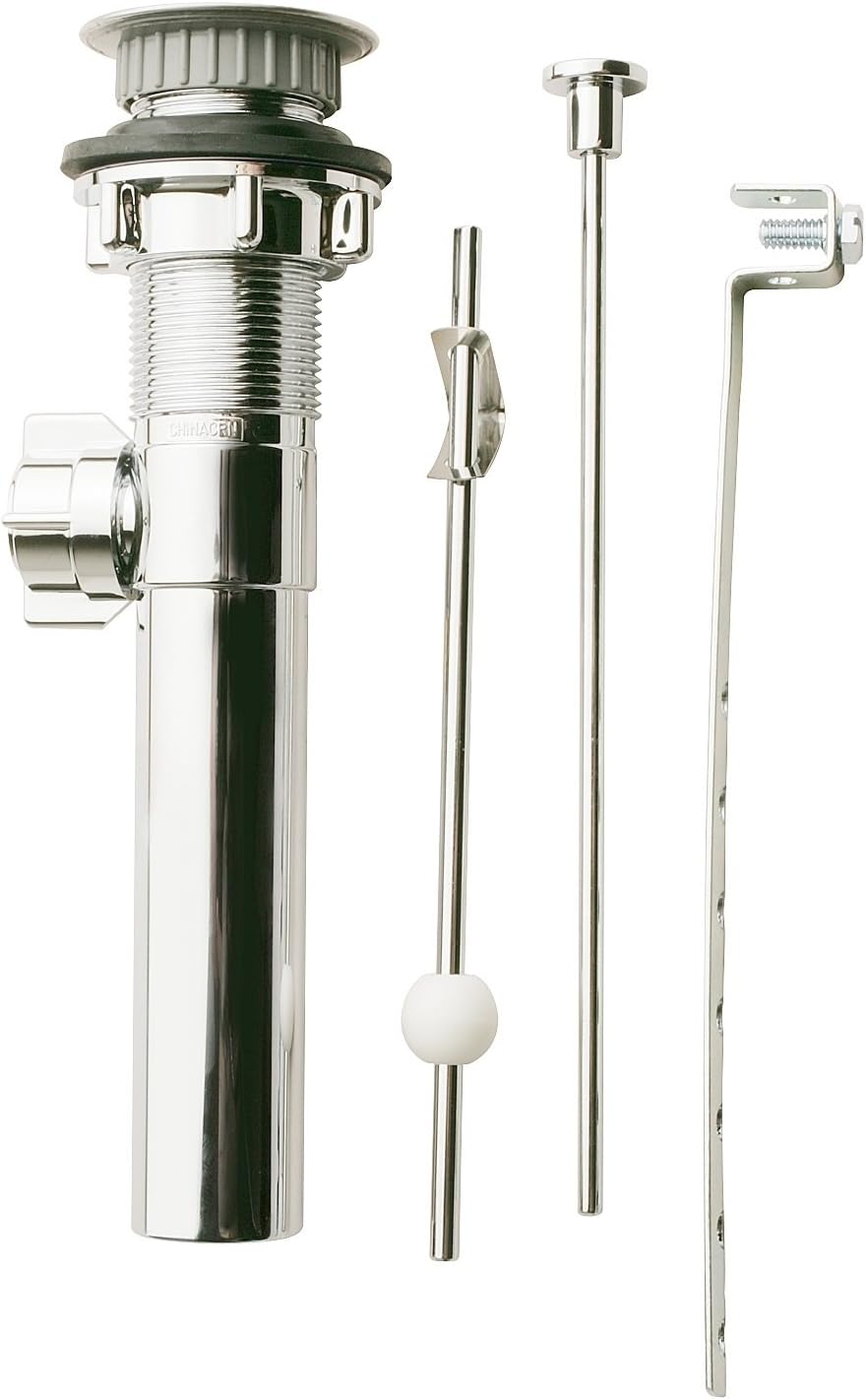 Plumb Pak PP820-70 Lavatory Pop-Up Assembly, For Use With 1-1/4 in Drain Systems, Plastic, Chrome Plated