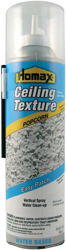 Homax Easy Patch Aerosol Ceiling Texture, Popcorn, 14 oz