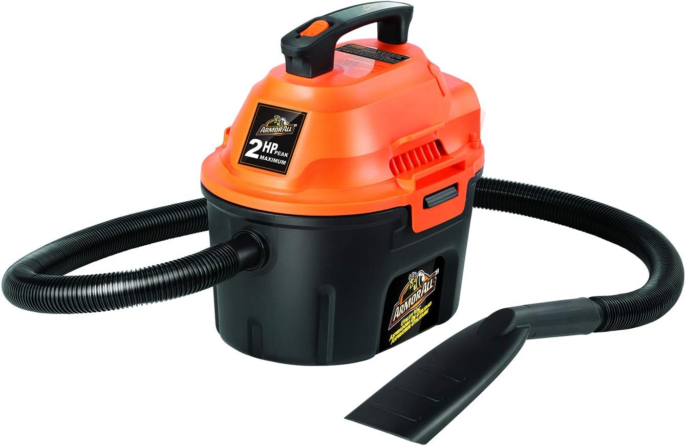 Armour All 2.5Gal 2peakHP Portable Wet & Dry Vac Lightweight & Portable -- AA255