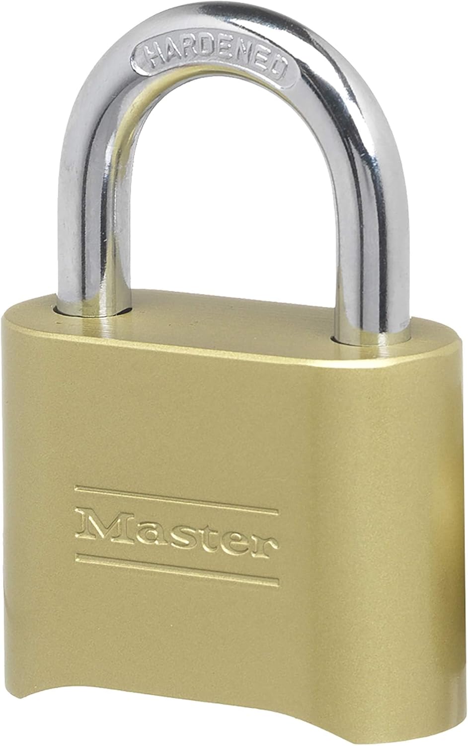 Master Lock No. 175D Set-Your-Own Brass Combination Padlock - 2"W