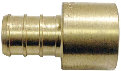 Apollo APXFS1212 Pipe Adapter, 1/2 in, PEX x Female Solder, PEX-A, Brass, 200 psi Pressure