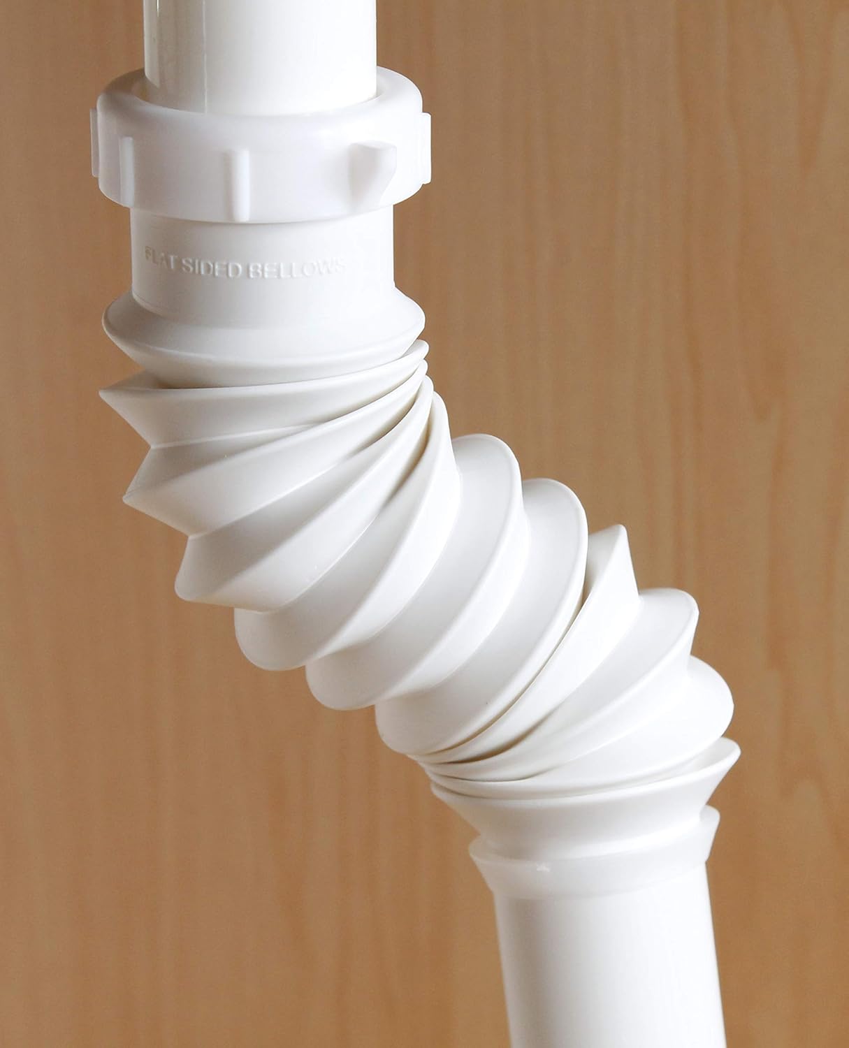Plumb Pak PP812-5 Flex 'N Fix Extension Tube, 9" x 1-1/4" Inlet, 1-1/4" x 9", White