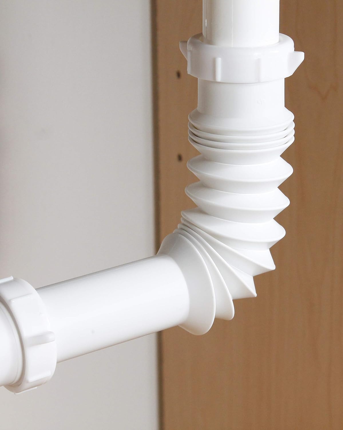 Plumb Pak PP812-7 Flex 'N Fix Tailpiece/Extension Tube, inlet, 1-1/2" x 7", White