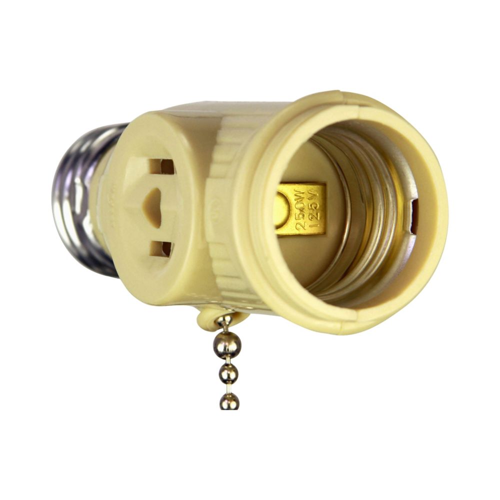 Eaton Wiring Devices 718V-BOX Adapter, 660 W, 2-Outlet, Thermoplastic, Ivory