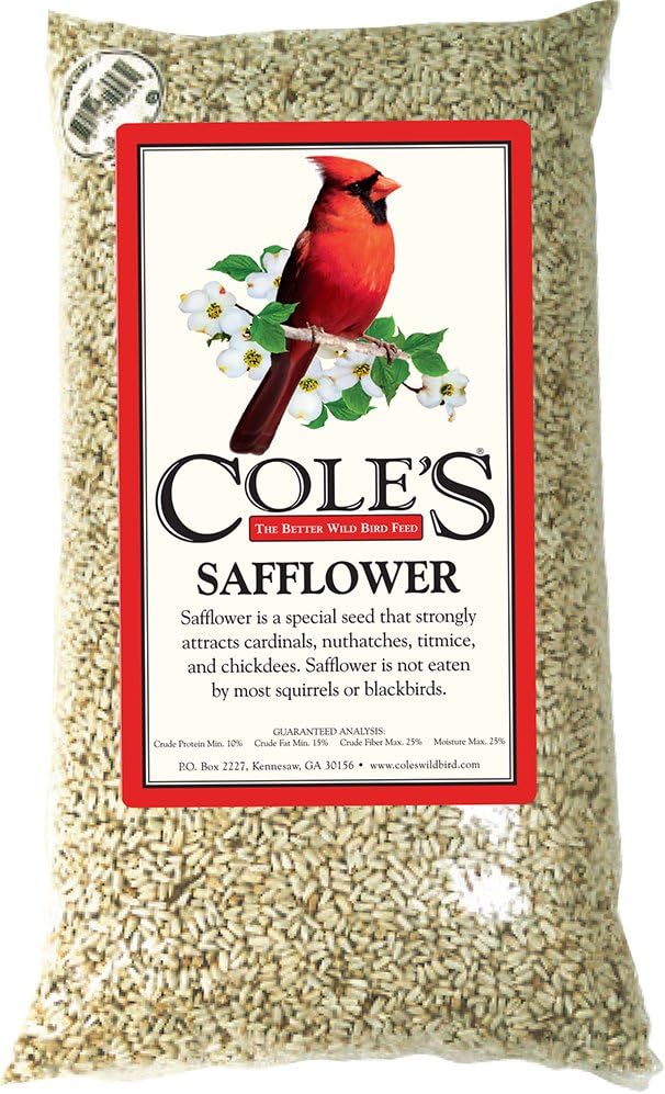 Cole's SA05 Safflower Bird Seed, 5-Pound