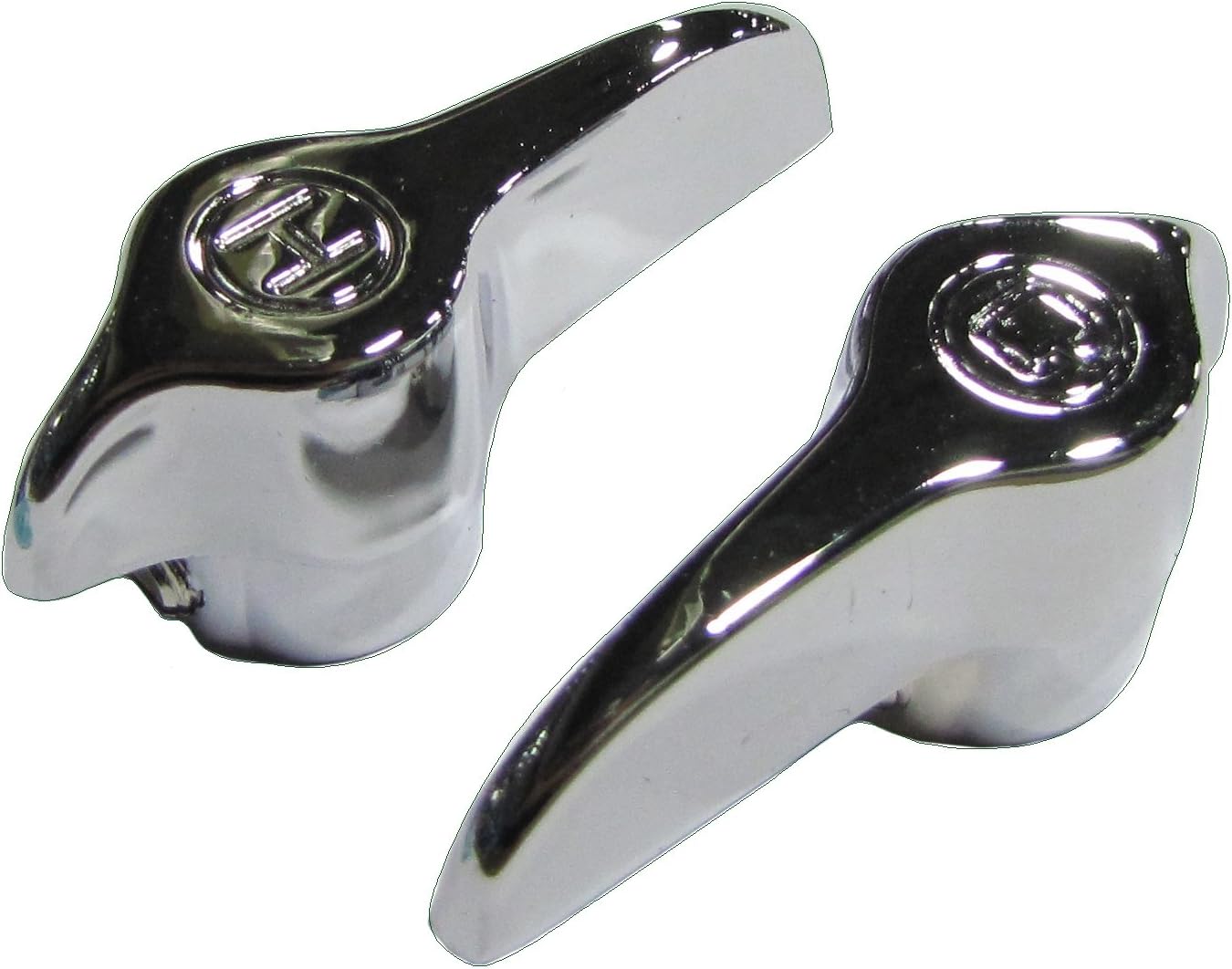 Keeney PP805-111 Plumb Pak Lever Style Faucet Handle Vee Grip, Chrome Plated