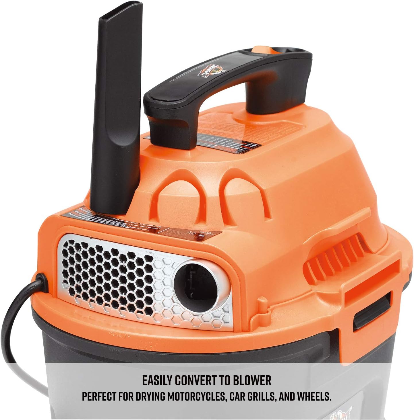 Armour All 2.5Gal 2peakHP Portable Wet & Dry Vac Lightweight & Portable -- AA255