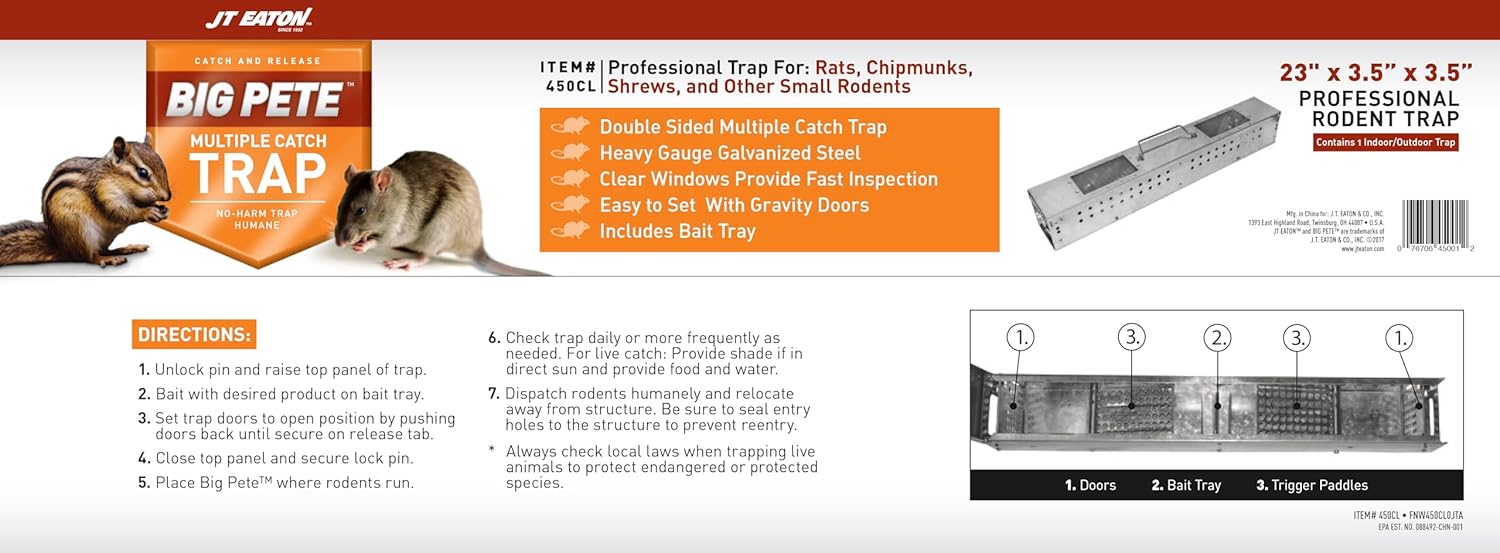 Big Pete™ Multiple Catch Rat Trap