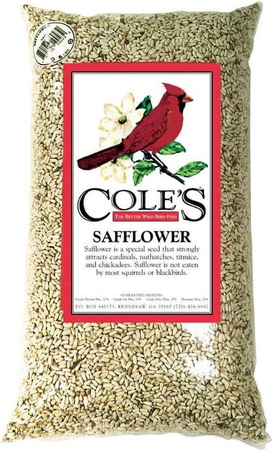 Cole's SA10 Safflower Bird Seed, 10-Pound