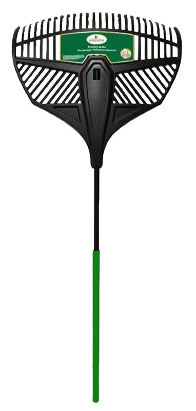 Landscapers Select 34867 Leaf Rake, Poly Tine, Steel Handle, 36 in L Handle