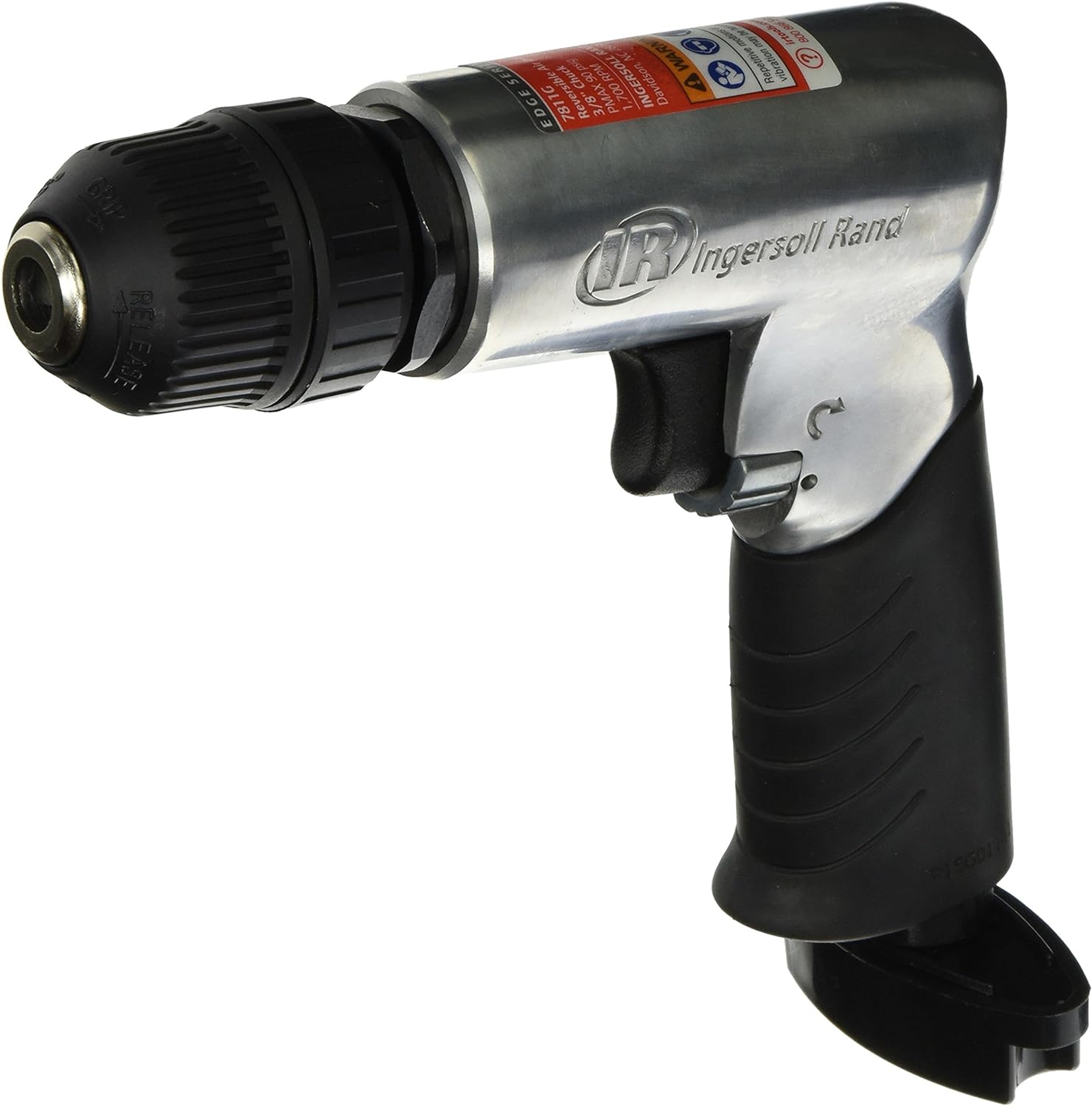 Ingersoll Rand 7811G Air Drill, 3/8 in Chuck, Keyless Chuck, 1/4 in Air Inlet