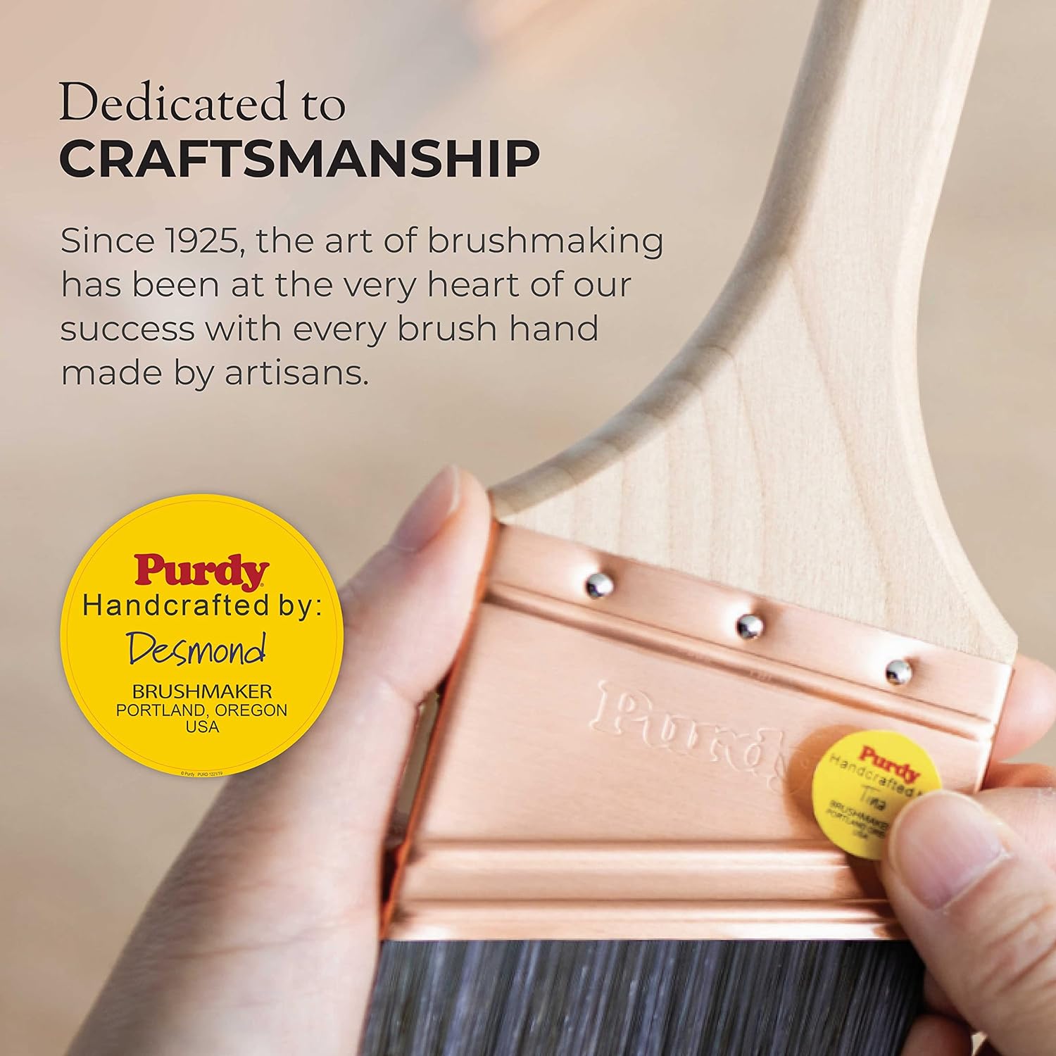 Purdy 144116030 Black Bristle Extra Oregon Paint Brush, 3 in.