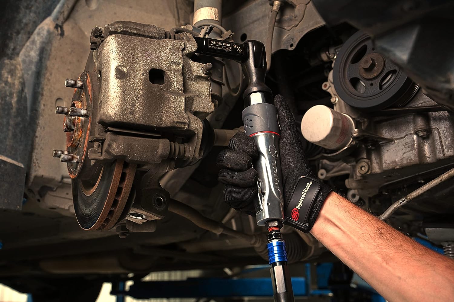 Ingersoll Rand 1077XPA 1/2" Drive Air Ratchet Wrench, 73 ft-lb Max. Torque, 160 RPM