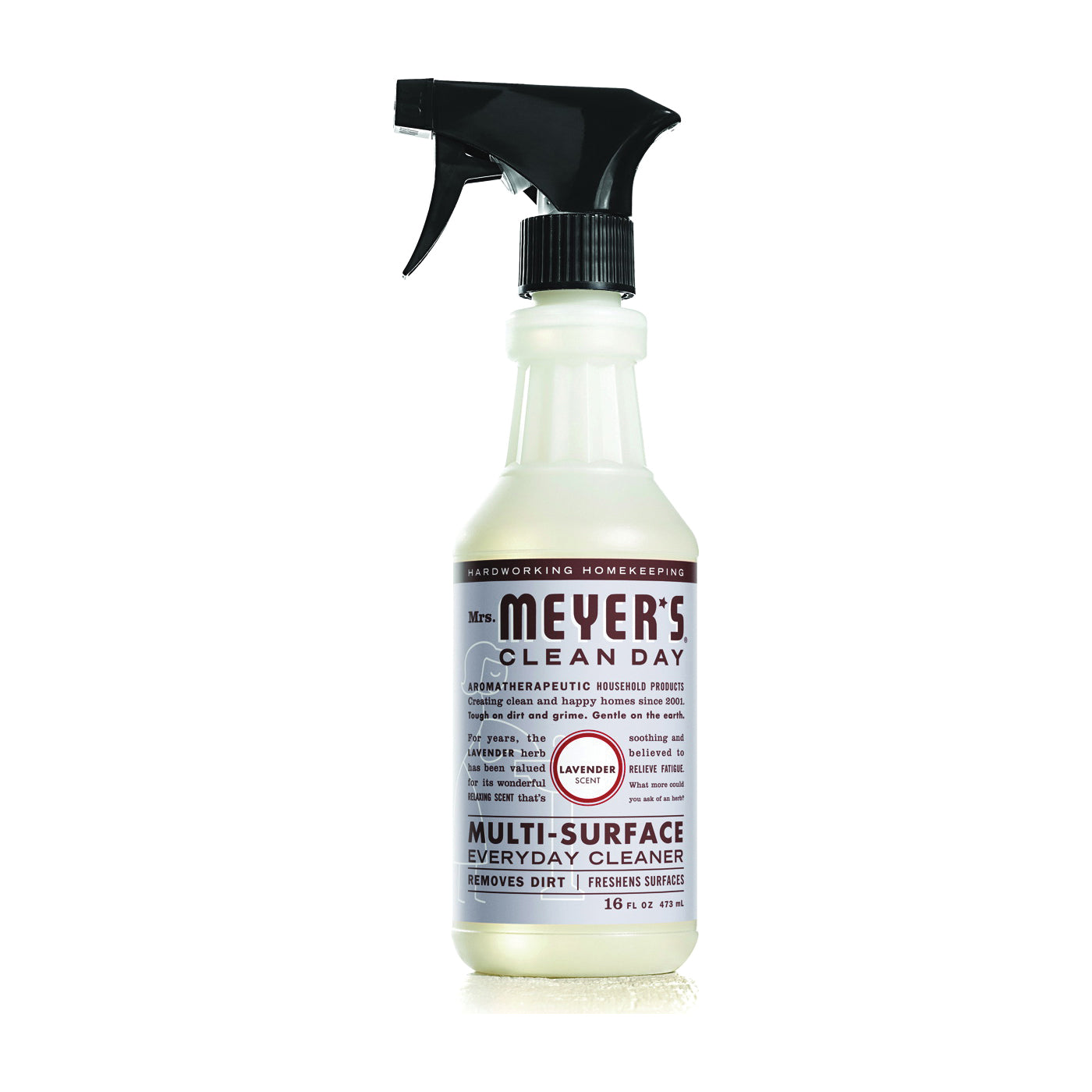 Mrs. Meyer's Clean Day 11441 Everyday, Multi-Surface Cleaner, 16 oz Spray Bottle, Lavender