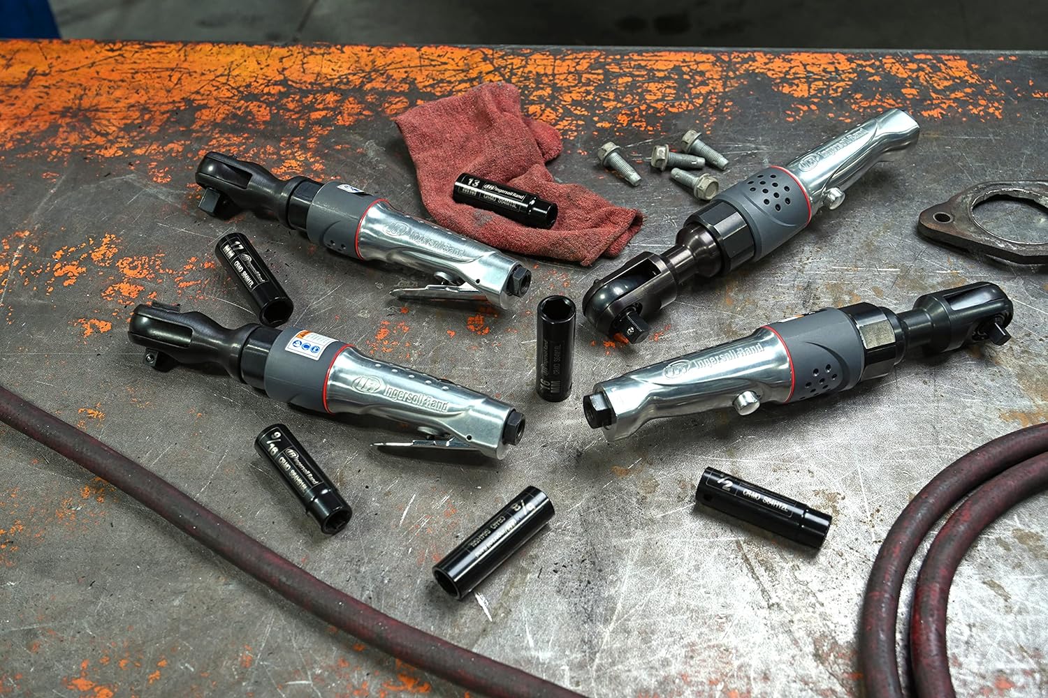 Ingersoll Rand 1077XPA 1/2" Drive Air Ratchet Wrench, 73 ft-lb Max. Torque, 160 RPM