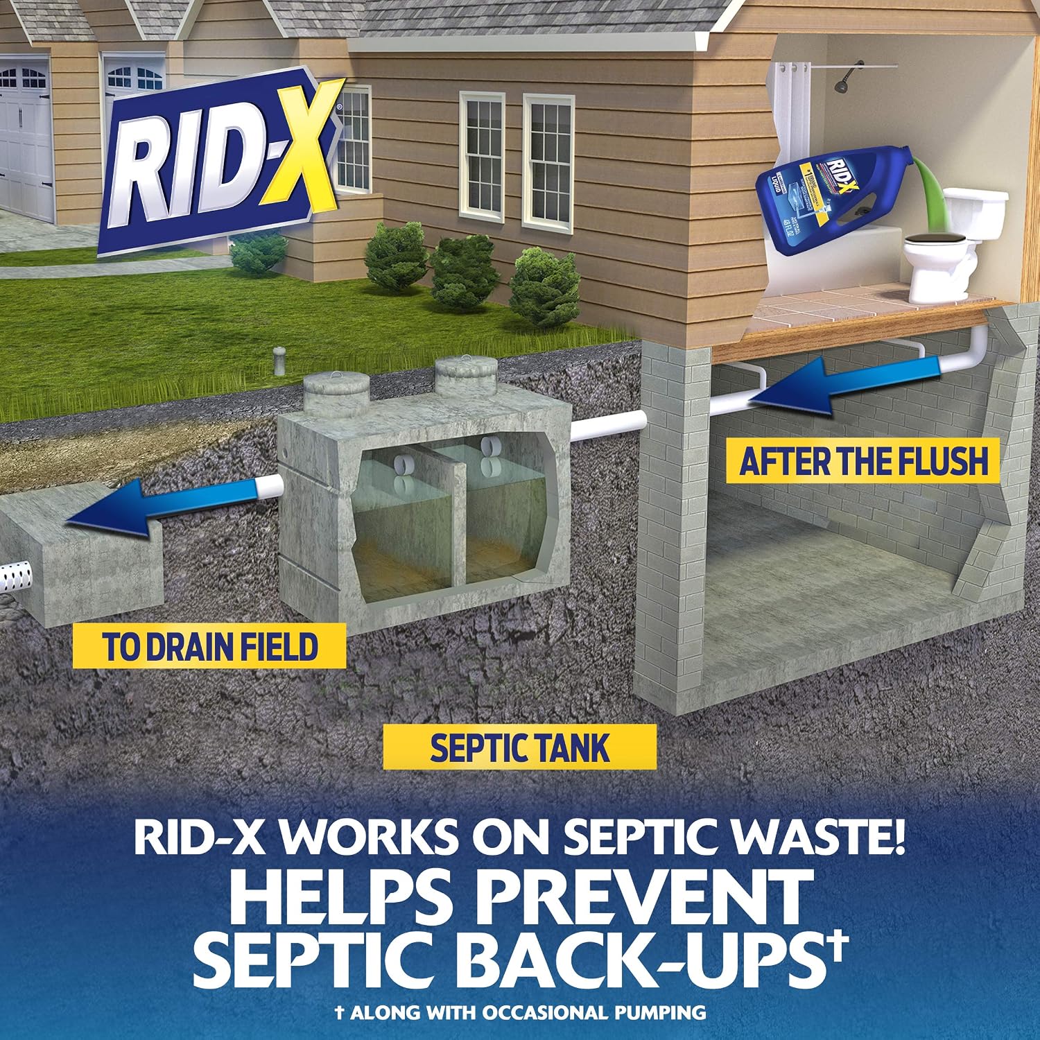 RID-X Professional Septic Treatment, 24 fl oz
