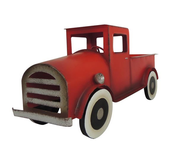 Sheerlund Products 12" Red Metal Truck Décor