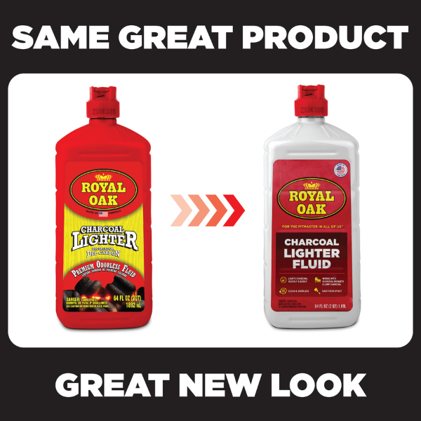 Royal Oak Charcoal Lighter (Premium Odorless Fluid) 32 FL Oz