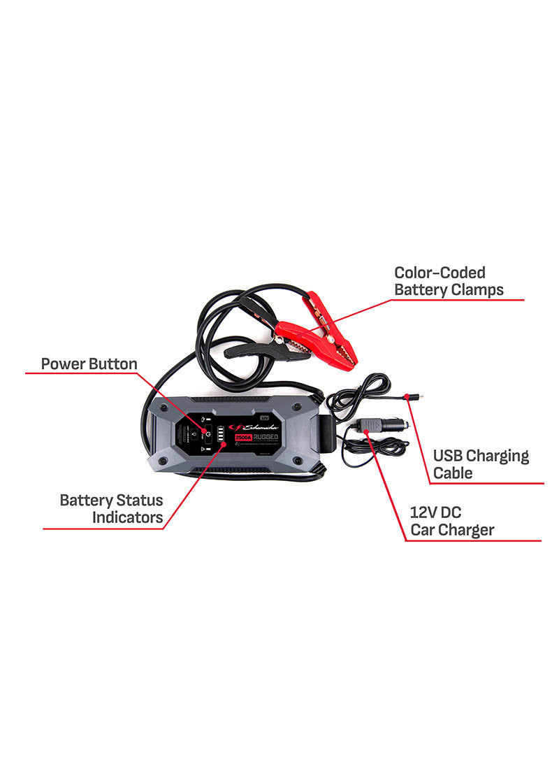 Schumacher 2500A Rugged Jump Starter