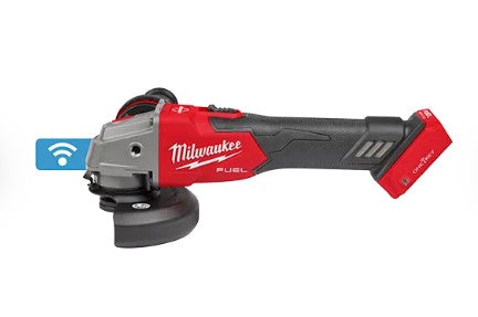 Milwaukee M18 FUEL™ 4-1/2" / 5" Braking Grinder w/ ONE-KEY™ Slide Switch, Lock-On 2883-20