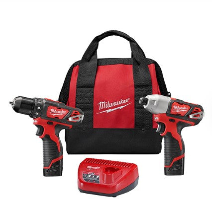 Milwaukee M12™ Cordless 2-Tool Combo Kit 2494-22