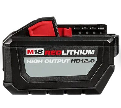 Milwaukee M18 REDLITHIUM™ HIGH OUTPUT™ HD12.0 Battery Pack w/ Rapid Charger 48-59-1200