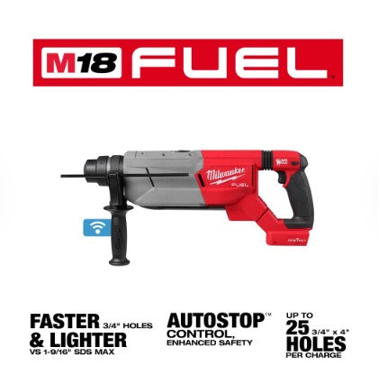Milwaukee M18 FUEL™ 1-1/4" SDS Plus D-Handle Rotary Hammer w/ ONE-KEY 2916-20