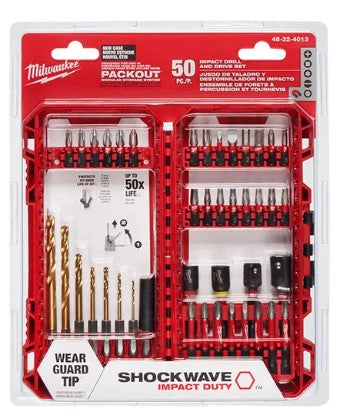 Milwaukee SHOCKWAVE Impact Duty™ Drill & Drive Set – 50PC 48-32-4013