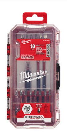 Milwaukee Impact Driver Bit Set 18pc 48-32-4403