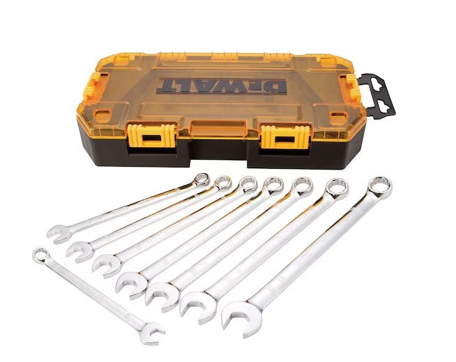 Dewalt 8 Piece Combination Metric Wrench Set -- DWMT73810