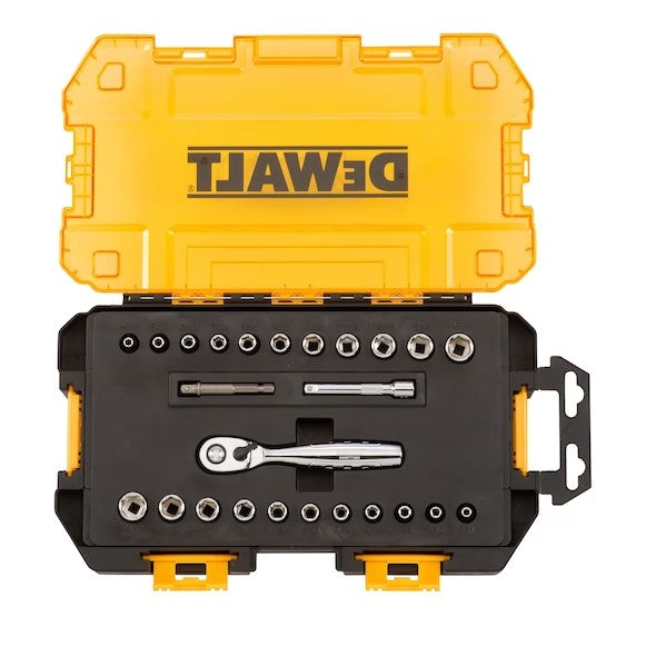 Dewalt 25 Piece 1/4 in Drive Socket Set -- DWMT73805