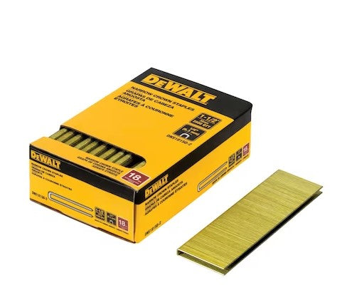 Dewalt 18 GA 1/4" Narrow Crown Finish Staples -- DNS18050-2