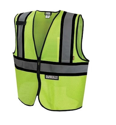 Dewalt Class 2 Contrasting Trim Economy Mesh Vest -- DSV221