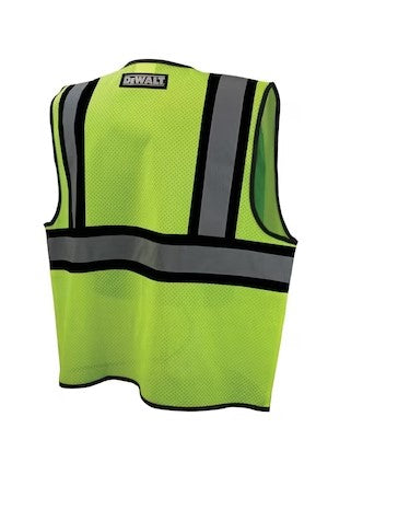 Dewalt Class 2 Contrasting Trim Economy Mesh Vest -- DSV221