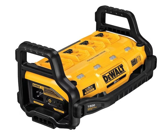 Dewalt 1800 Watt Portable Power Station and Simultaneous Battery Charger -- DCB1800B