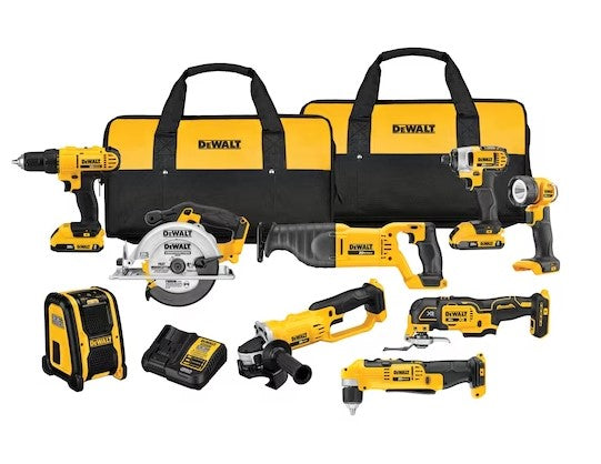 Dewalt 20V MAX* 9-Tool Combo Kit -- DCK940D2