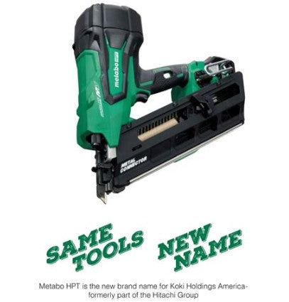 Metabo HPT 36V Cordless Metal Connector Nailer | Metabo HPT NR3665DA