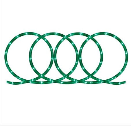 Hometown Holidays 18' LED Rope Lights GREEN -- 2015832