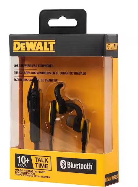 Dewalt Jobsite Wireless Earphones -- DXMA1909935