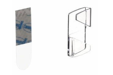 Command™ Cord Clips 17305CLR-C, Clear, Small, 4 Clips/5 Strips/Pack