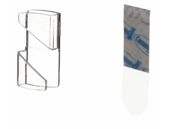 Command™ Cord Clips 17305CLR-C, Clear, Small, 4 Clips/5 Strips/Pack