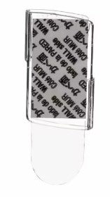 Command™ Cord Clips 17305CLR-C, Clear, Small, 4 Clips/5 Strips/Pack