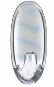 Command™ Hooks 17091CLR-C, Clear, Medium, 2 Hooks/4 Strips/Pack