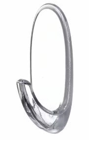 Command™ Hooks 17091CLR-C, Clear, Medium, 2 Hooks/4 Strips/Pack