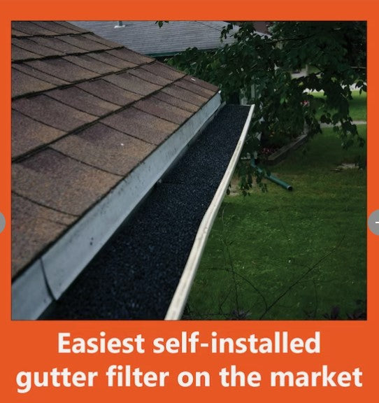 GutterStuff Original Foam K Style (5-in x 4-ft) Gutter Guard