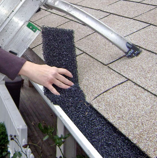 GutterStuff Original Foam K Style (5-in x 4-ft) Gutter Guard